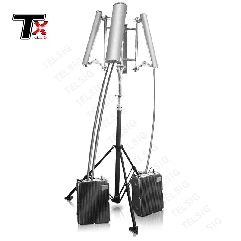 RF بیس اسٹیشن کی قسم 1-3KM FPV سگنل جیمر